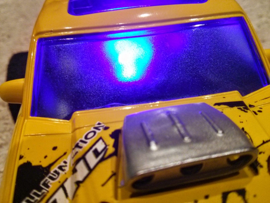 Blue Light in Cab